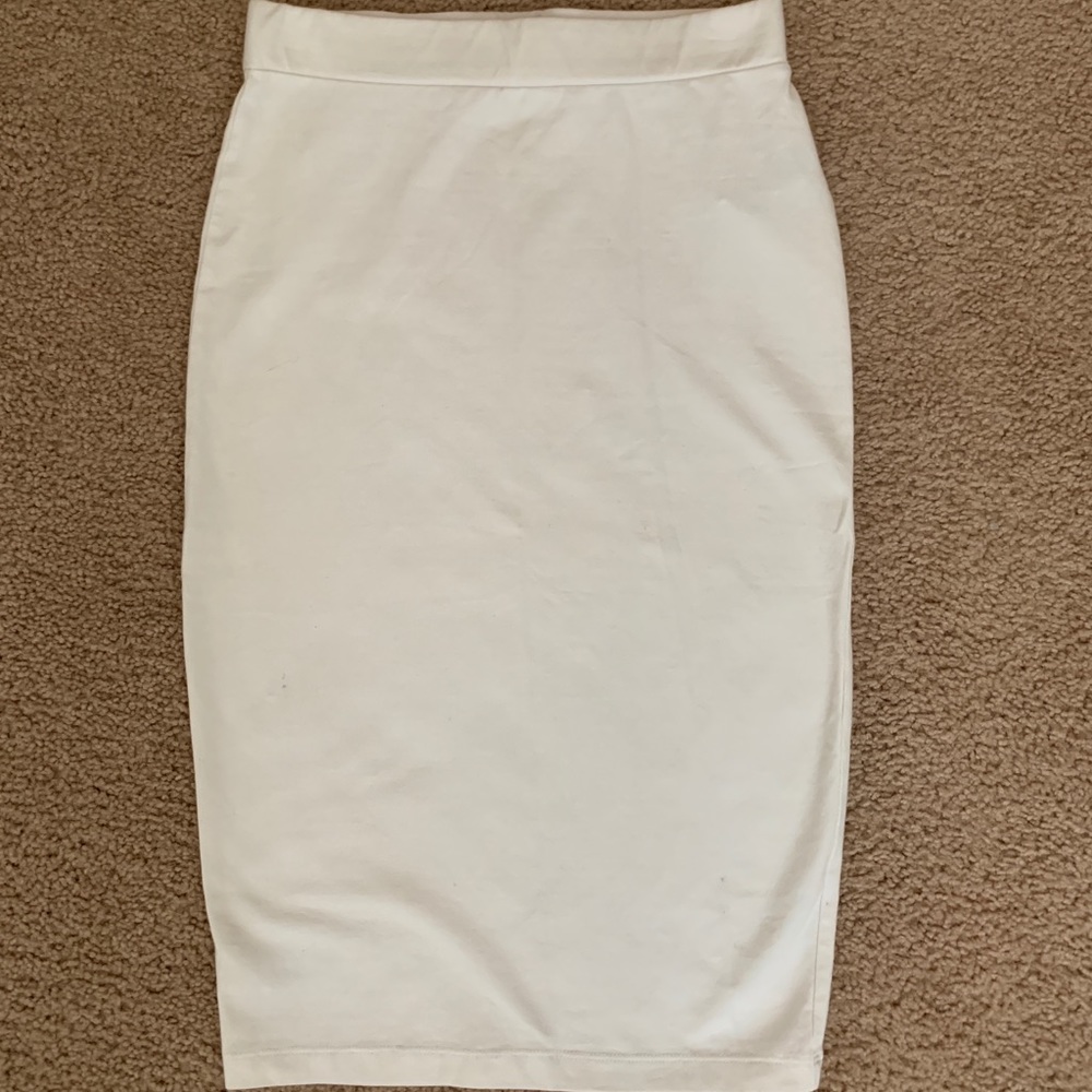 White skirt